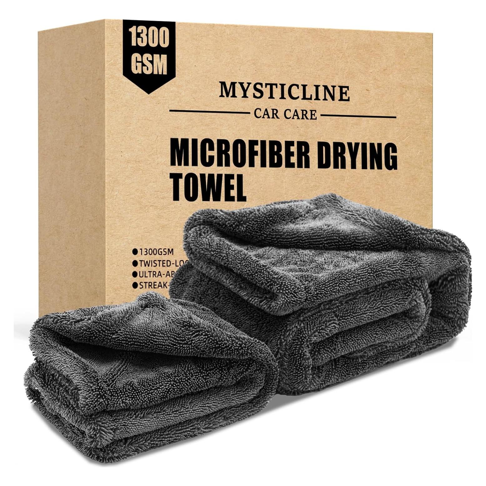 Paquete de 2 Toallas de Microfibra Mysticline 1300 GSM Extra Grande