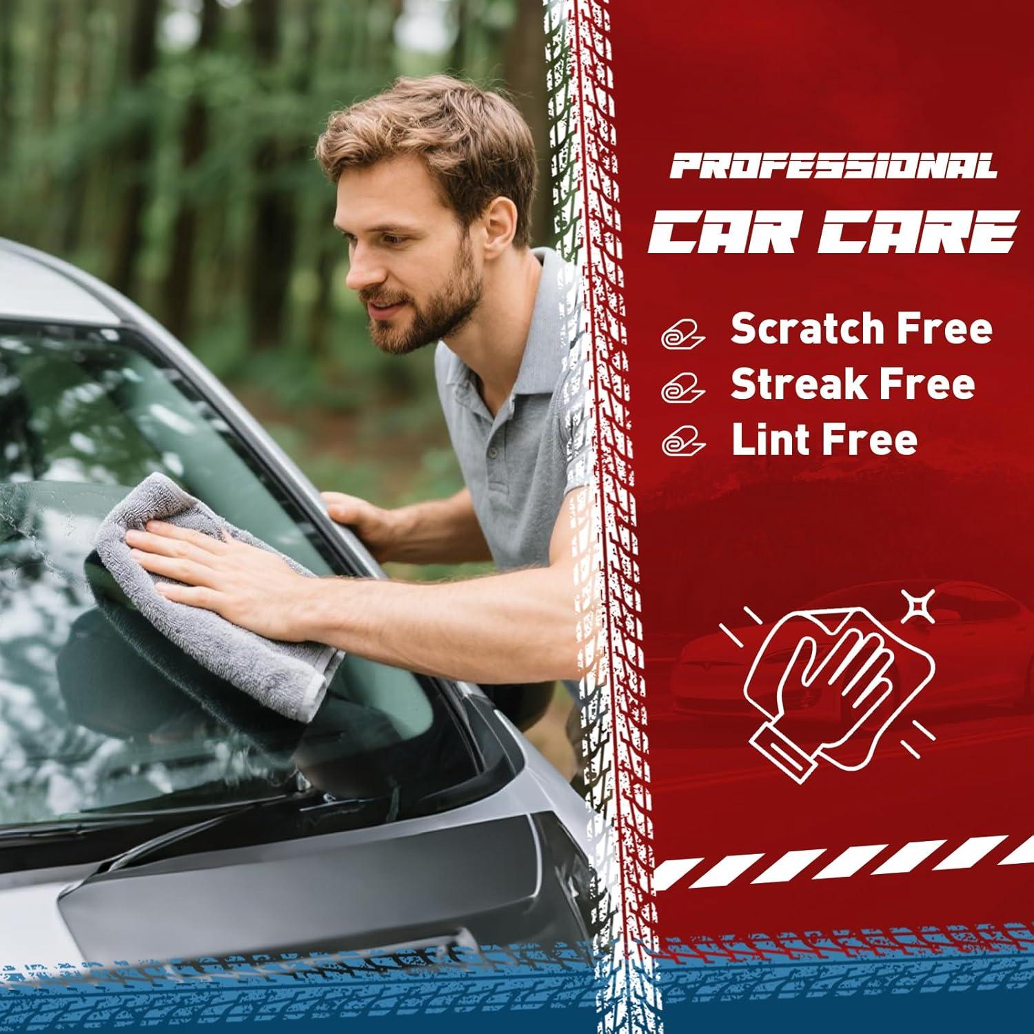 Paquete de 18 Paños de Microfibra TEAWOO 30x30 cm Gris