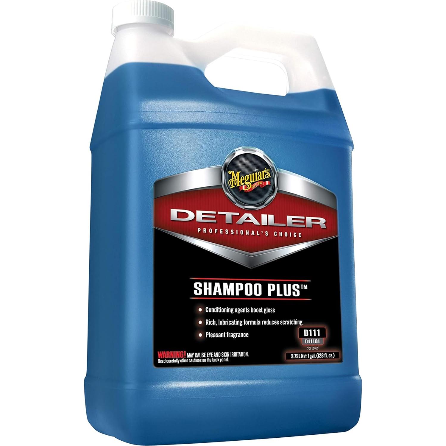 Shampoo Plus Meguiar's 3.78L - Jabón Lavado Autos Espumoso