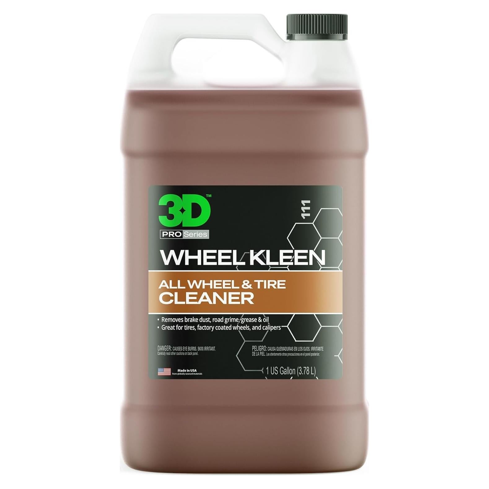 Limpiador de Ruedas y Neumáticos 3D Wheel Kleen 1L