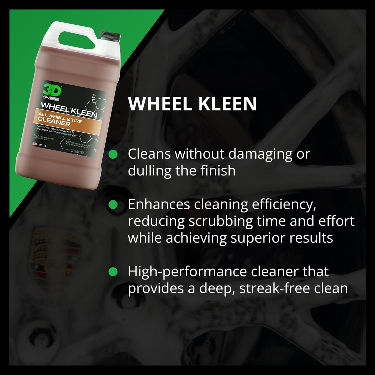 Limpiador de Ruedas y Neumáticos 3D Wheel Kleen 1L