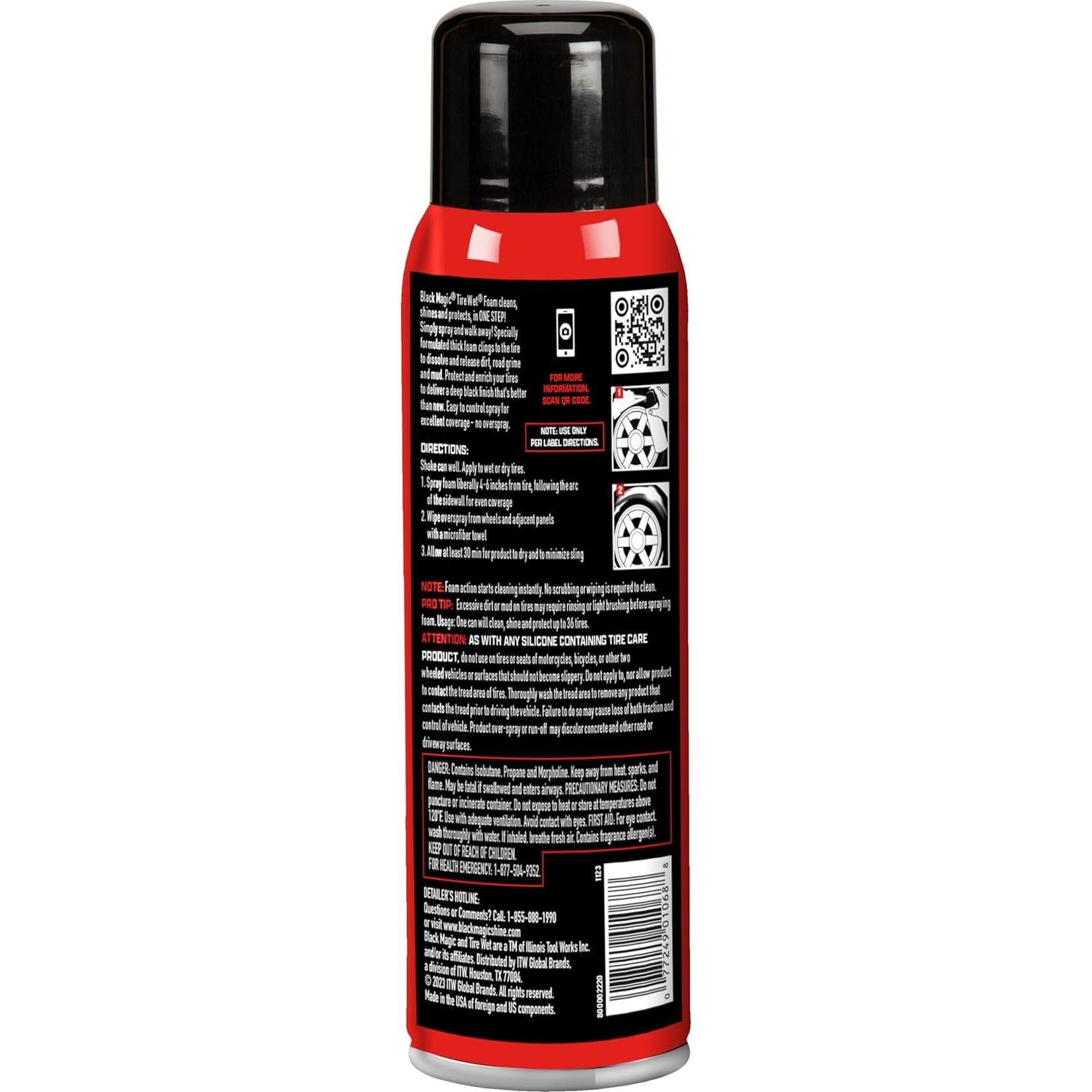 Espuma para Neumáticos Black Magic 800002220 - 532 ml