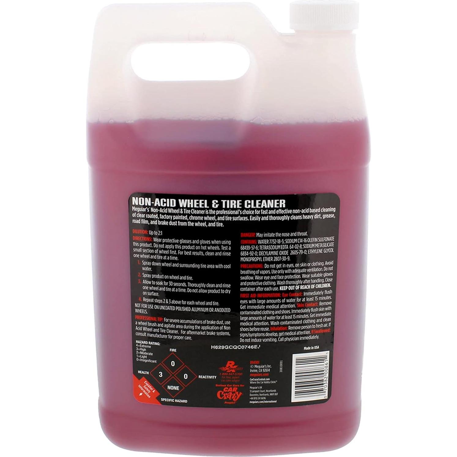 Limpiador de Ruedas y Neumáticos Meguiar's D14301 3.78L