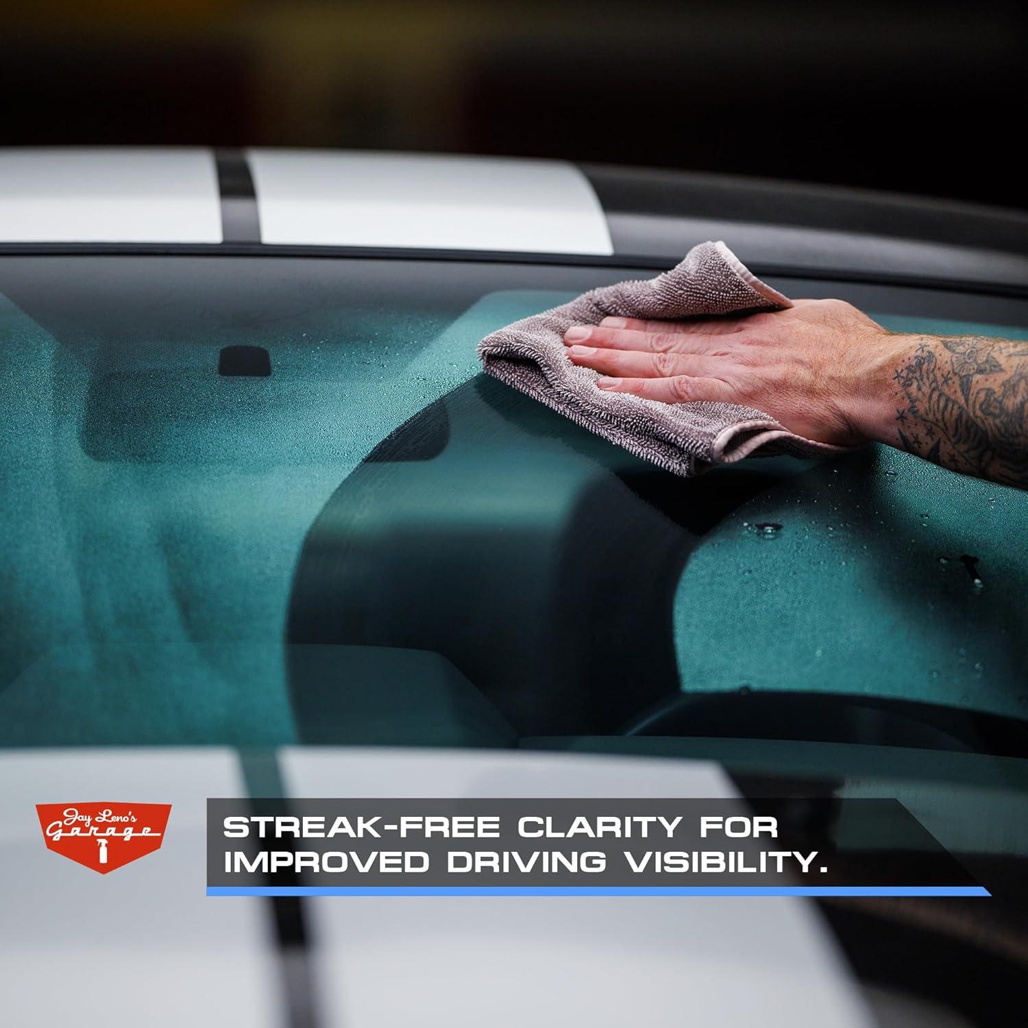 Limpiador de Cristales Jay Leno 16 oz - Sin Rayas para Autos