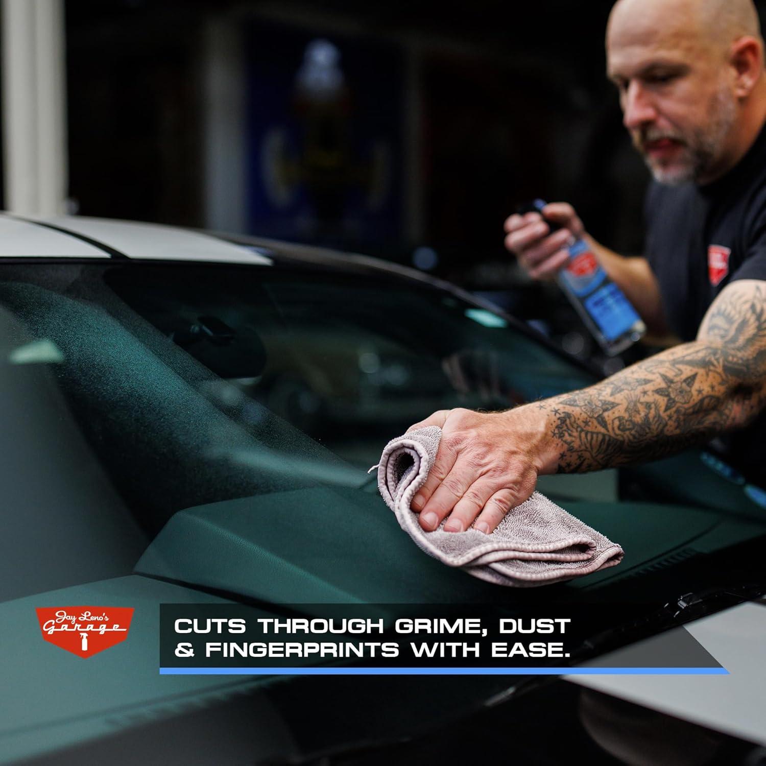 Limpiador de Cristales Jay Leno 16 oz - Sin Rayas para Autos