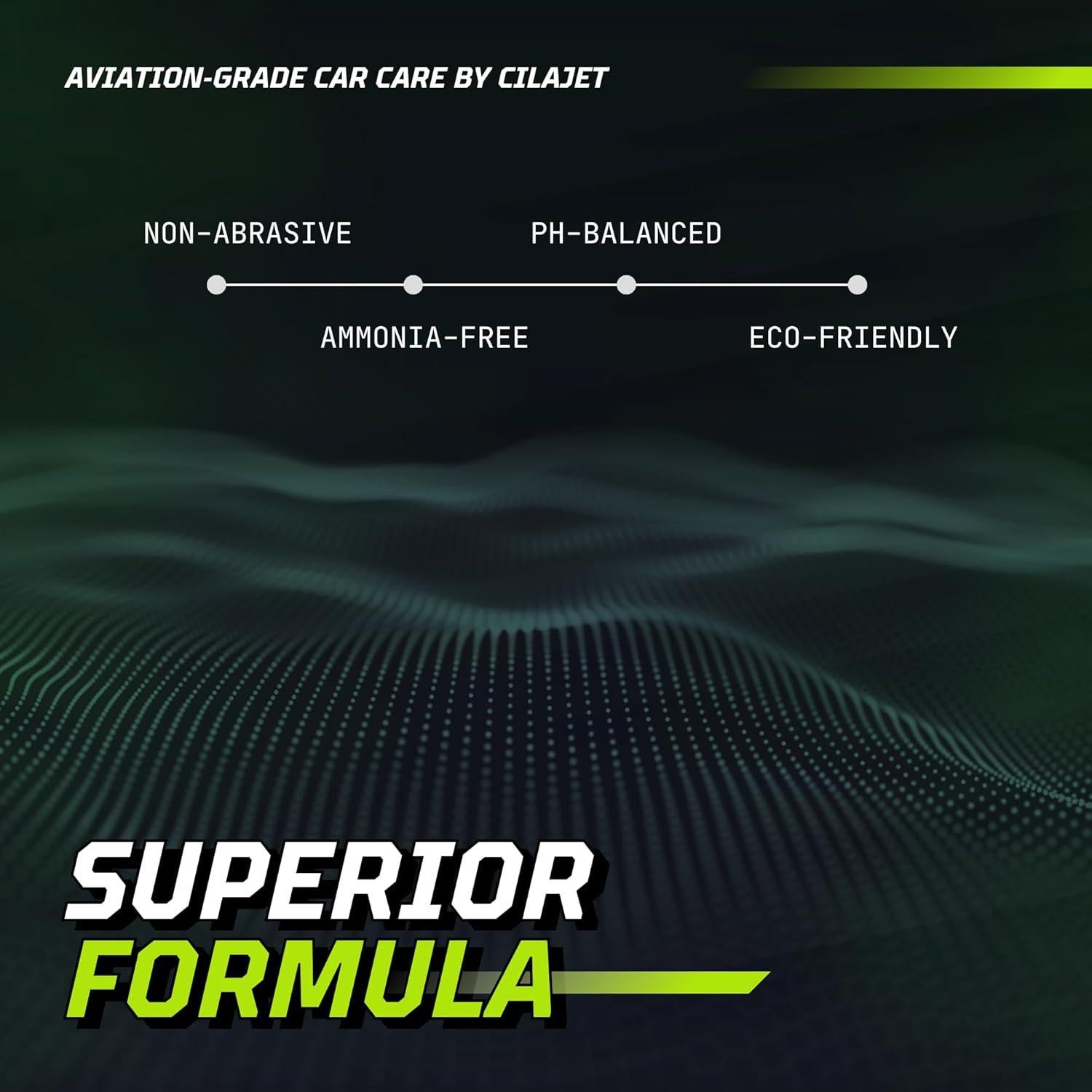 Limpiador de Vidrios Cilajet Care 473 ml - Sin Rayas y Seguro