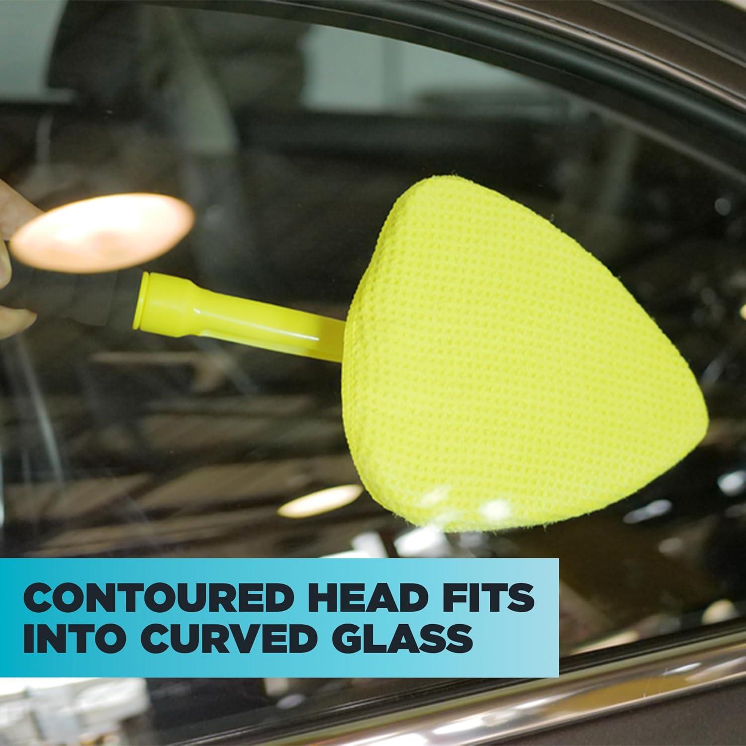 Kit de Limpieza de Parabrisas Invisible Glass 95160 con Mango Extensible y Microfibras