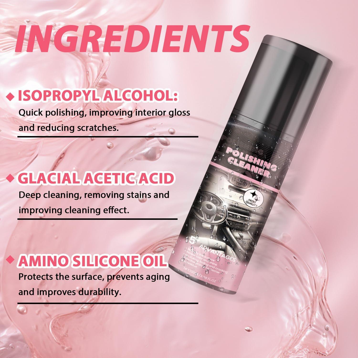 Limpiador de Interior de Coche XiuFa 100ml Multiusos 2pcs