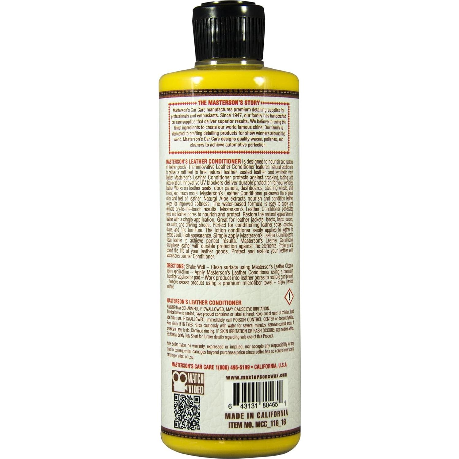 Acondicionador de Cuero Masterson's MCC_116_16 - 453.6 g