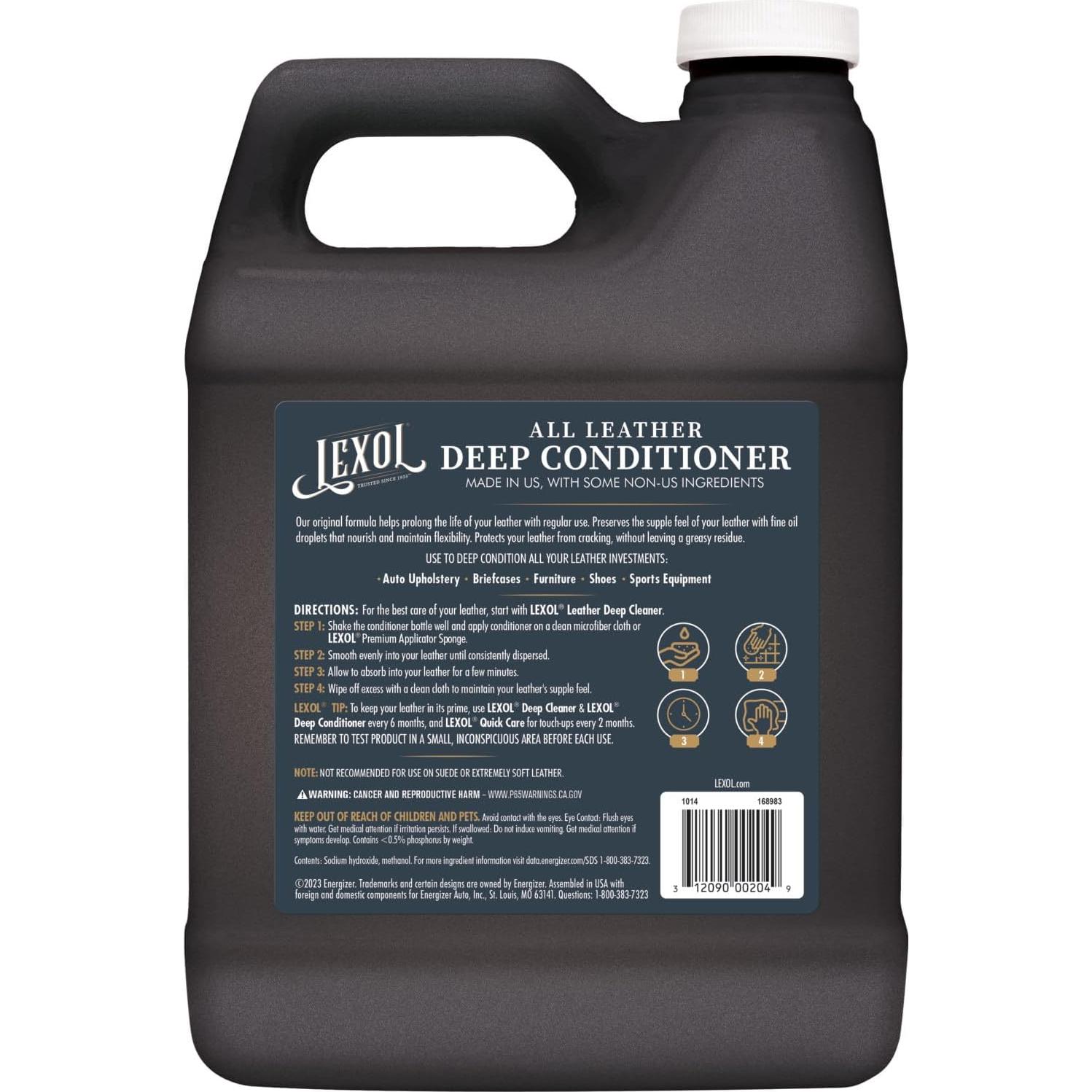 Acondicionador Profundo de Cuero Lexol 3L - Protección y Nutrición