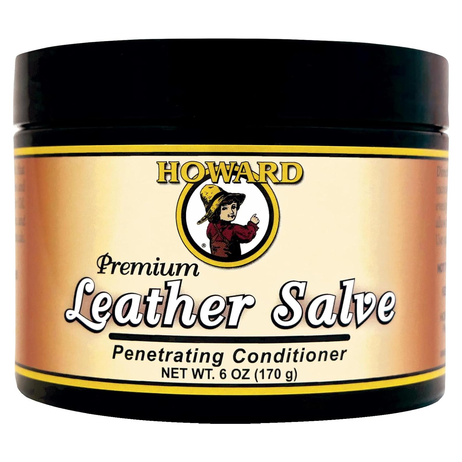 Salve para Cuero Howard 6 Onzas - Limpiador y Acondicionador