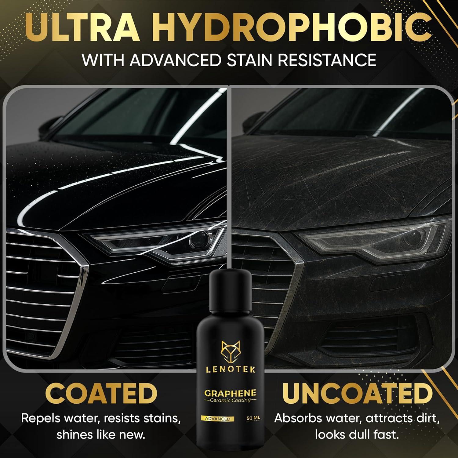 Recubrimiento Cerámico de Grafeno Lenotek 50ml - Protección 7 Años