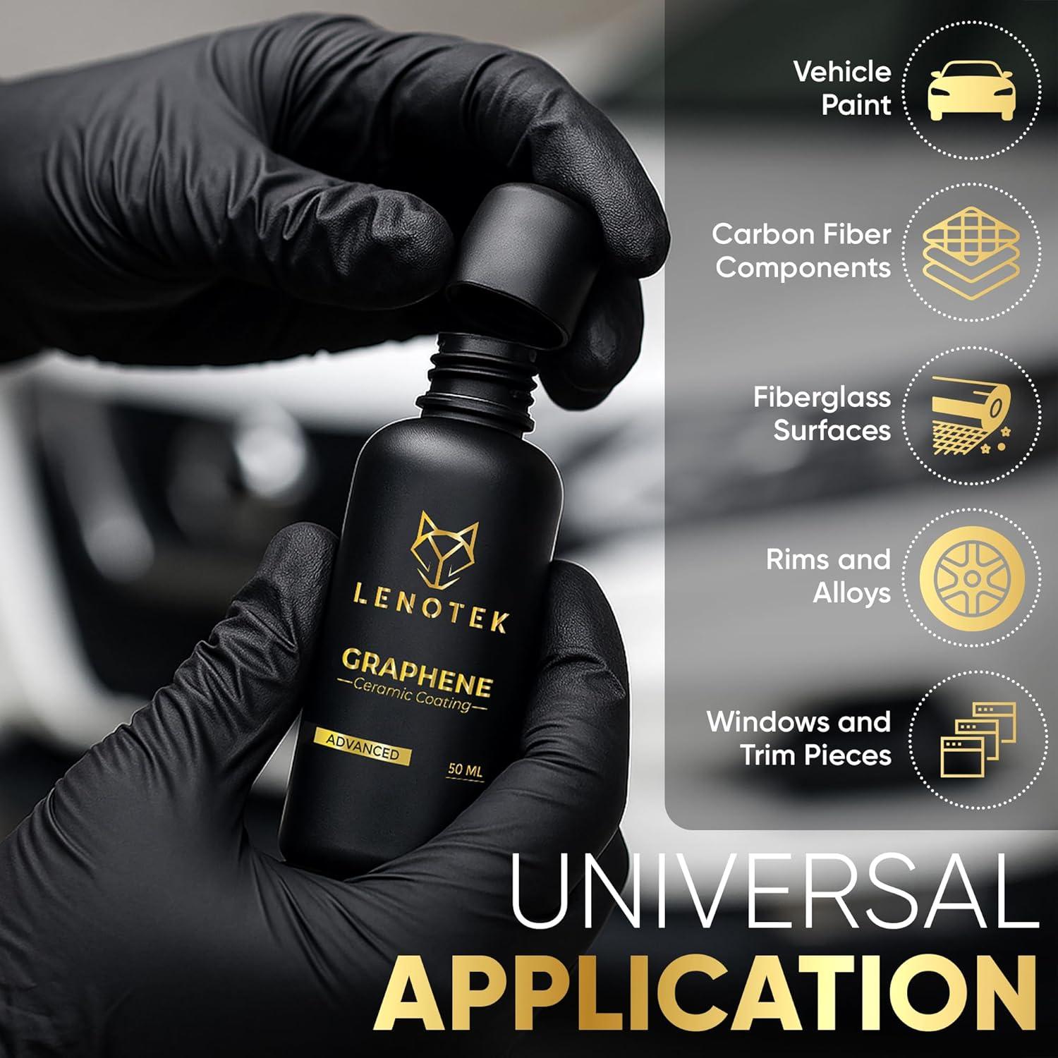 Recubrimiento Cerámico de Grafeno Lenotek 50ml - Protección 7 Años