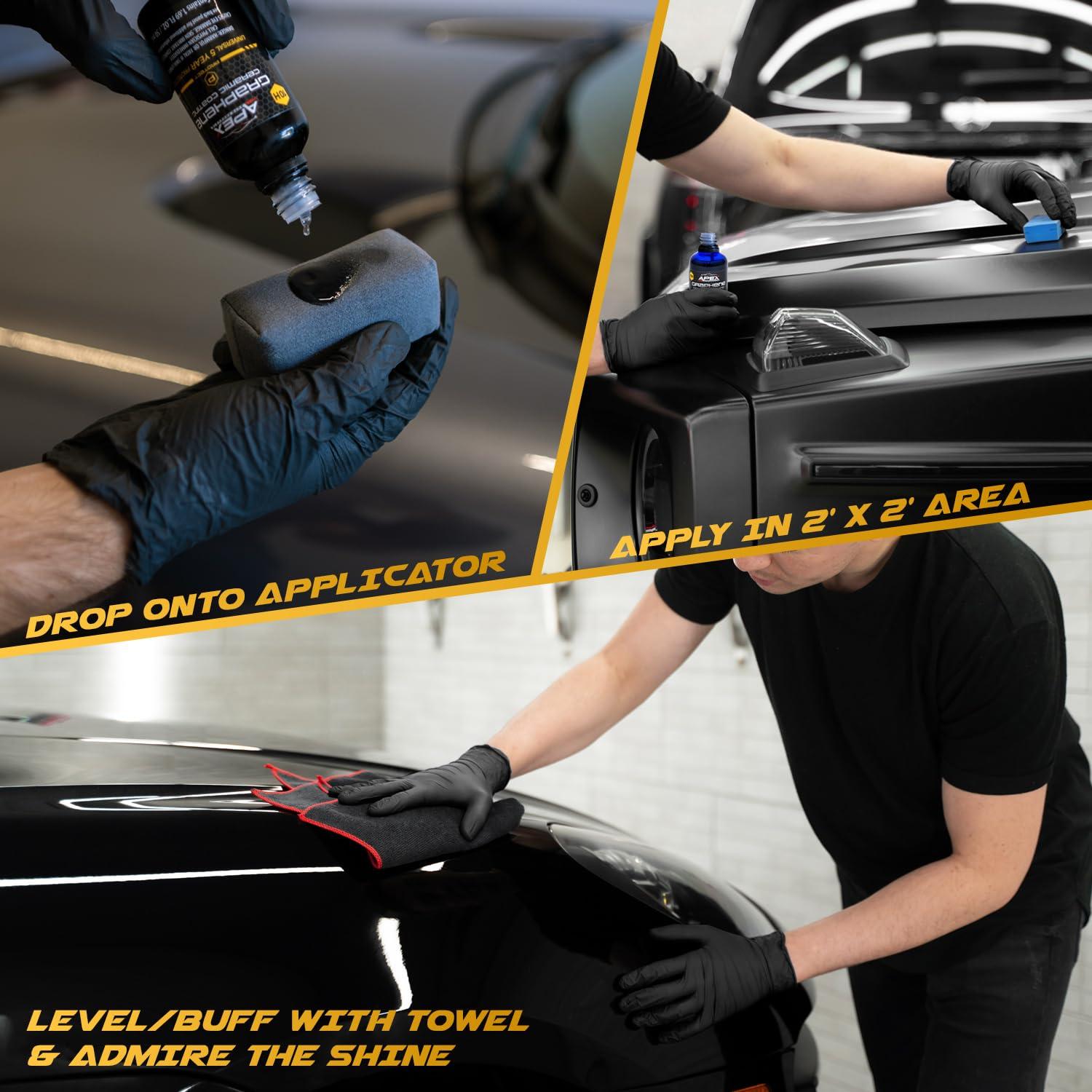 Recubrimiento Cerámico de Grafeno Apex 50mL - 5 Años 10H