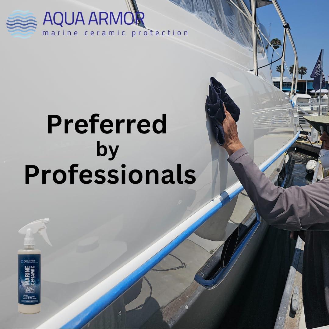 Spray Cerámico Si02 Marino Aqua Armor 16 oz - Protección UV