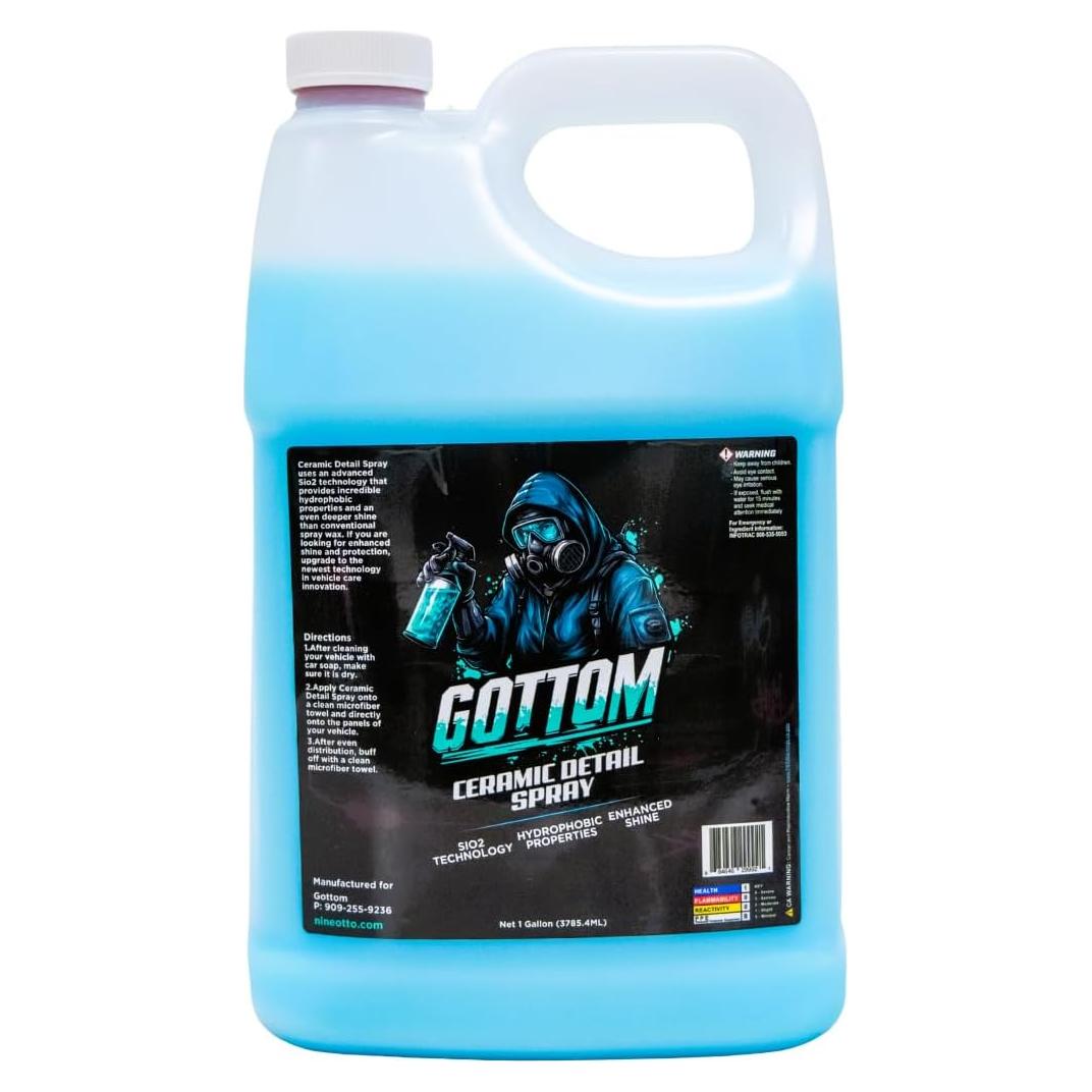 Spray Detalle Cerámico Gottom 3.78 L Hidrofóbico Brillo Ultra Gloss