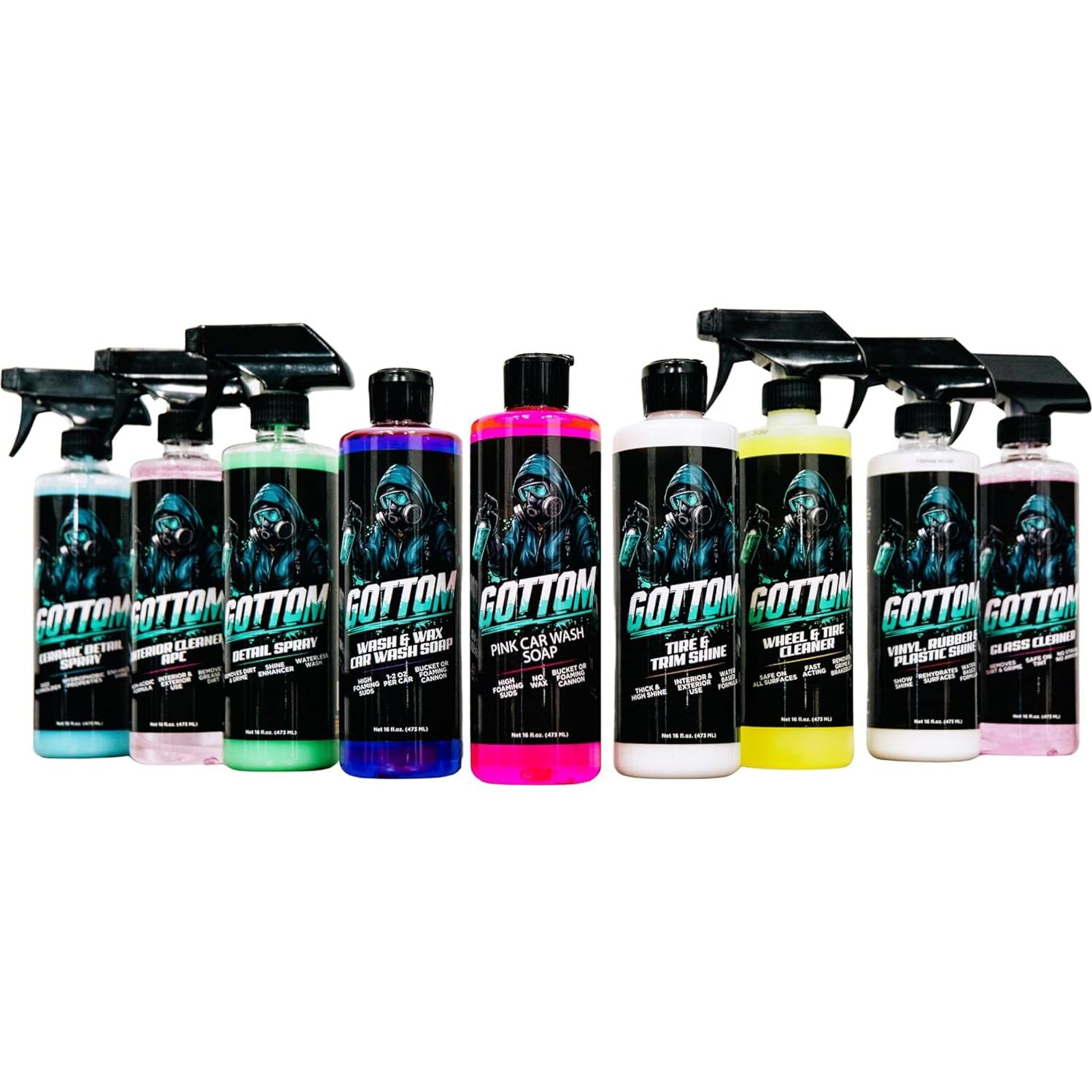 Spray Detalle Cerámico Gottom 3.78 L Hidrofóbico Brillo Ultra Gloss
