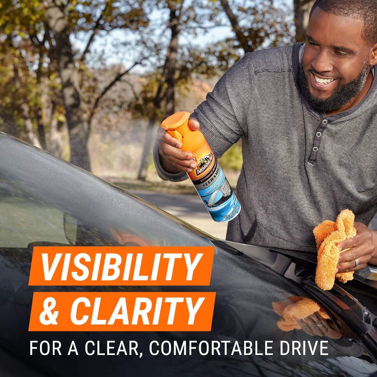 Limpiador de Vidrios Cerámico Armor All 2x18 Oz - Repelente Agua