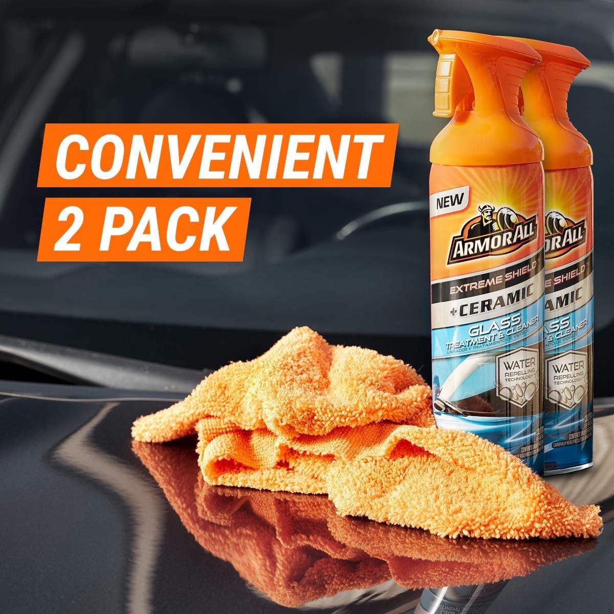 Limpiador de Vidrios Cerámico Armor All 2x18 Oz - Repelente Agua