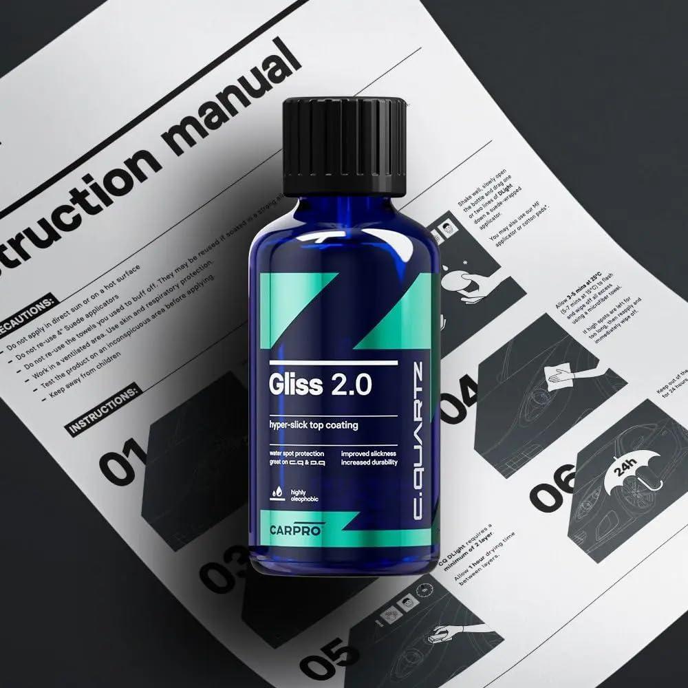 CARPRO Gliss 2.0 - Recubrimiento Cerámico Hidrofóbico 50ml