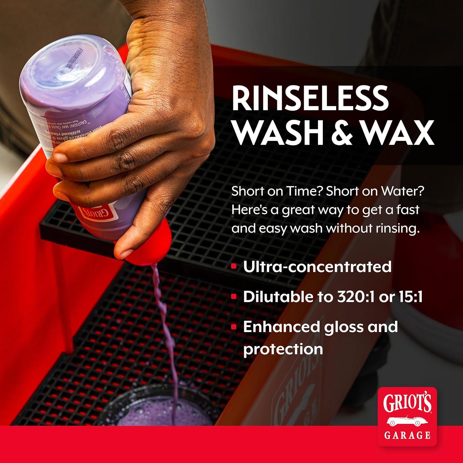 Lavado y Cera Sin Enjuague Griot's Garage 473ml para Autos