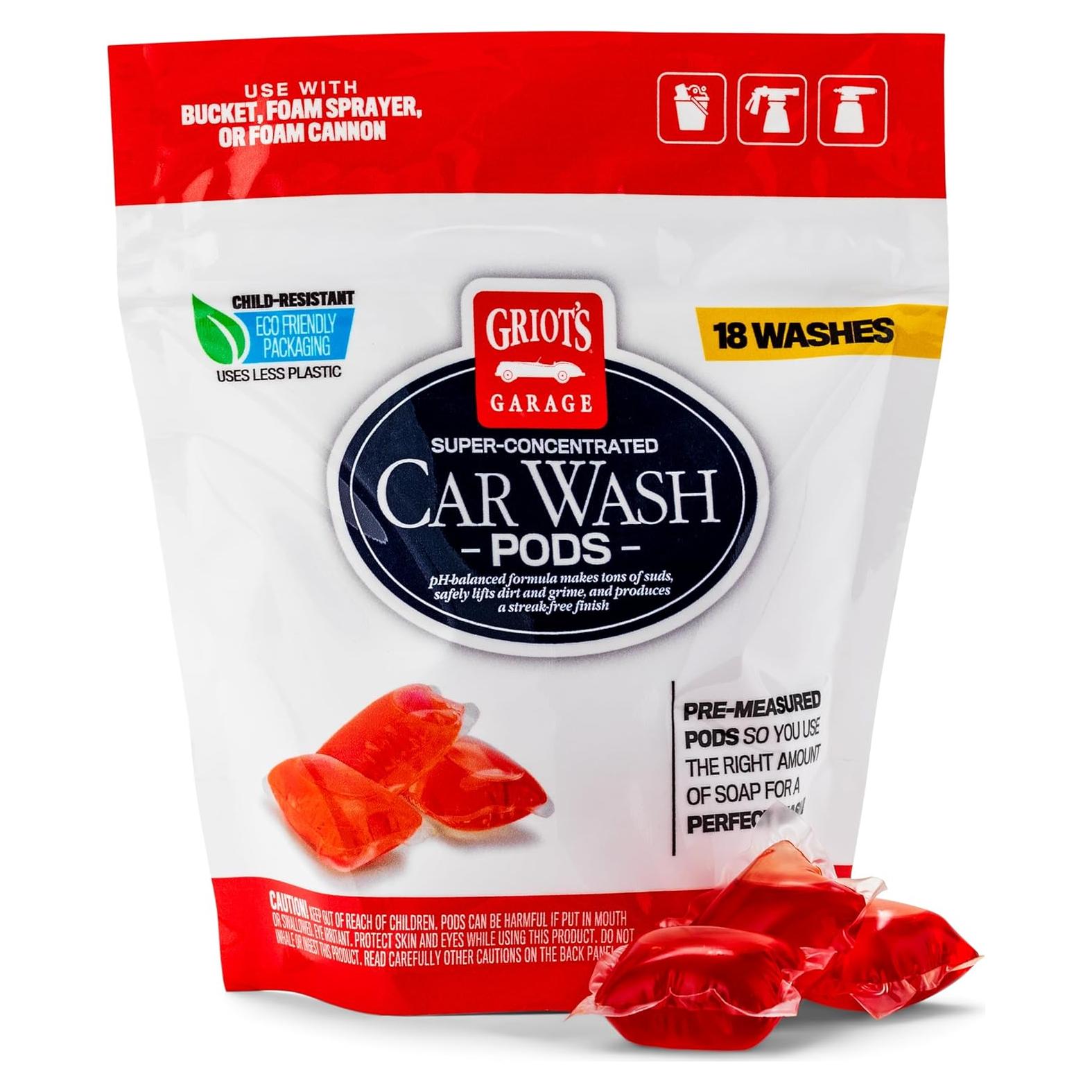 Cápsulas de Jabón para Autos Griot's Garage pH Neutro 18 Pcs