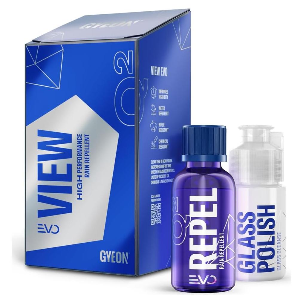 Recubrimiento Cerámico Gyeon View EVO 150g Hidrofóbico Parabrisas
