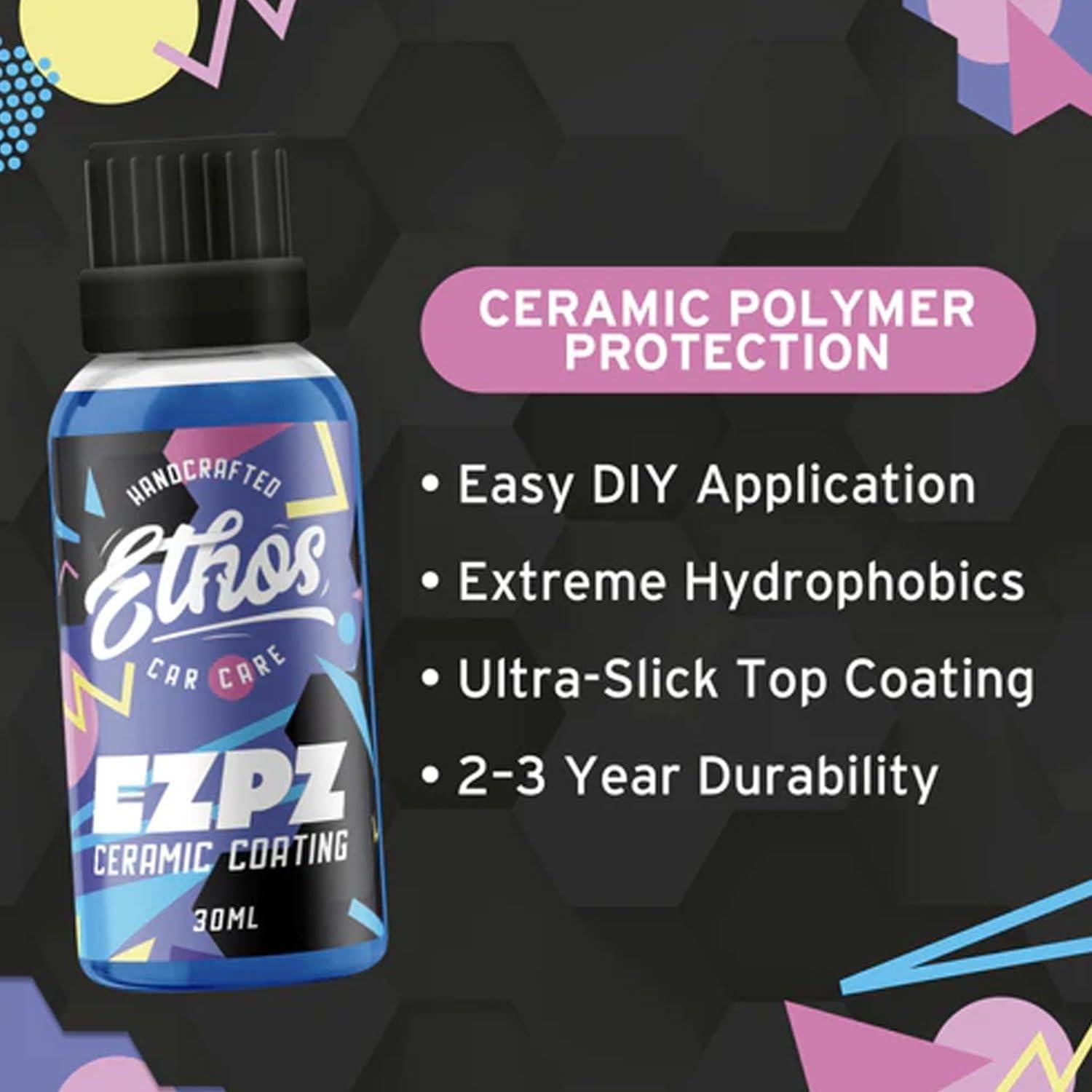 Recubrimiento Cerámico EZPZ Ethos 50ml - Hidrofóbico y Fácil Aplicación