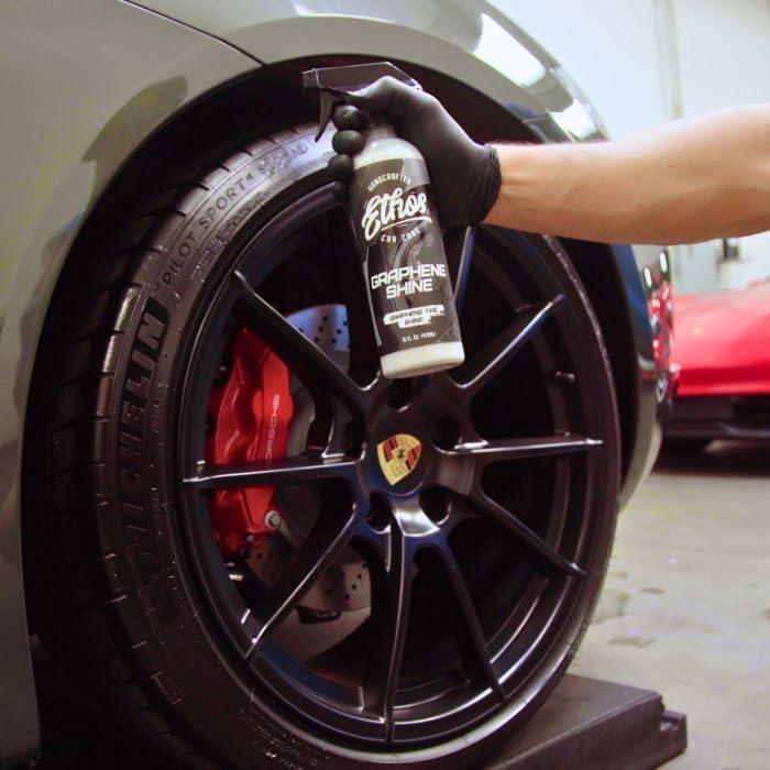 Spray Brillo para Neumáticos Ethos Graphene 473 ml - Alto Brillo UV