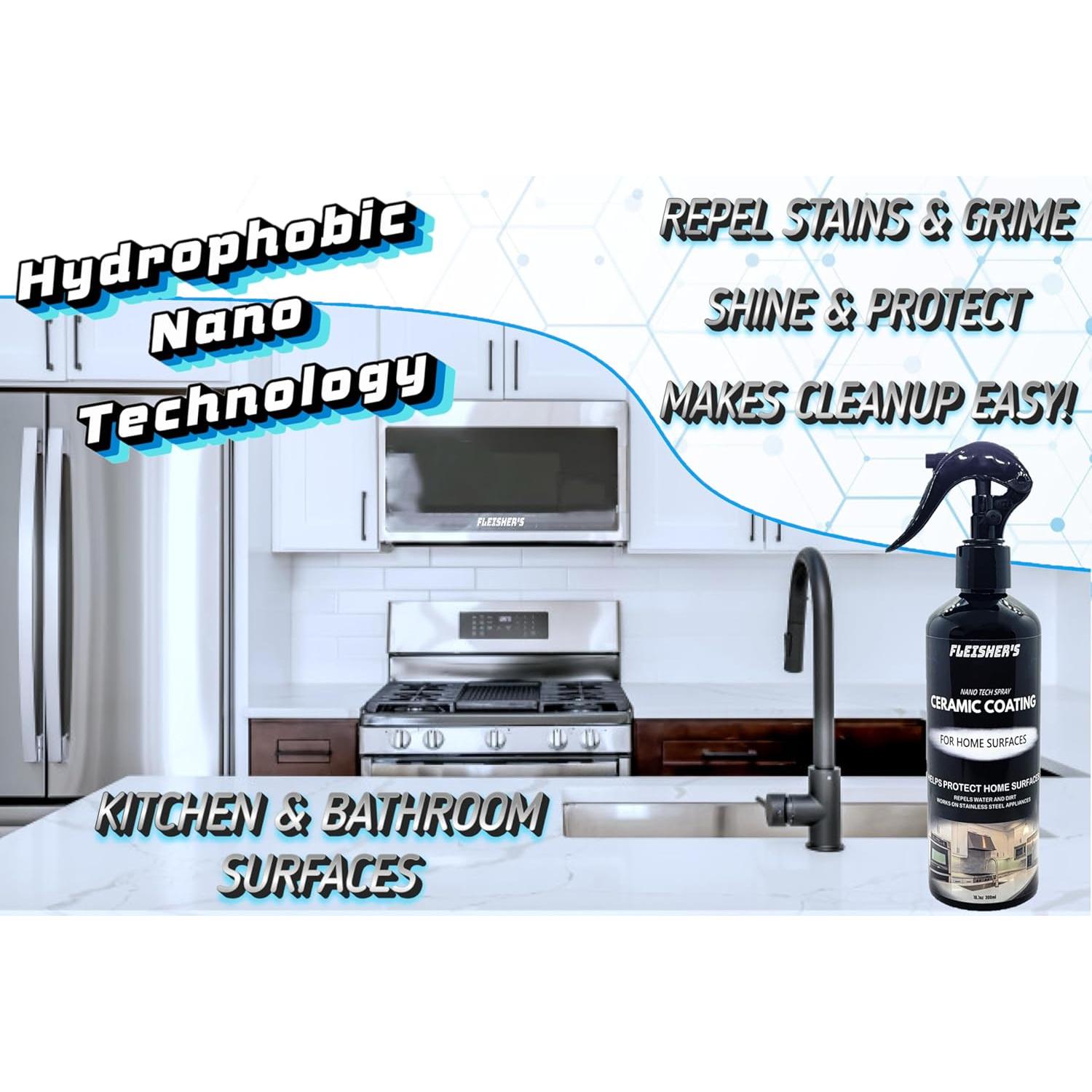 Spray Cerámico Fleisher's 308g - Protección Hidrofóbica para Hogar