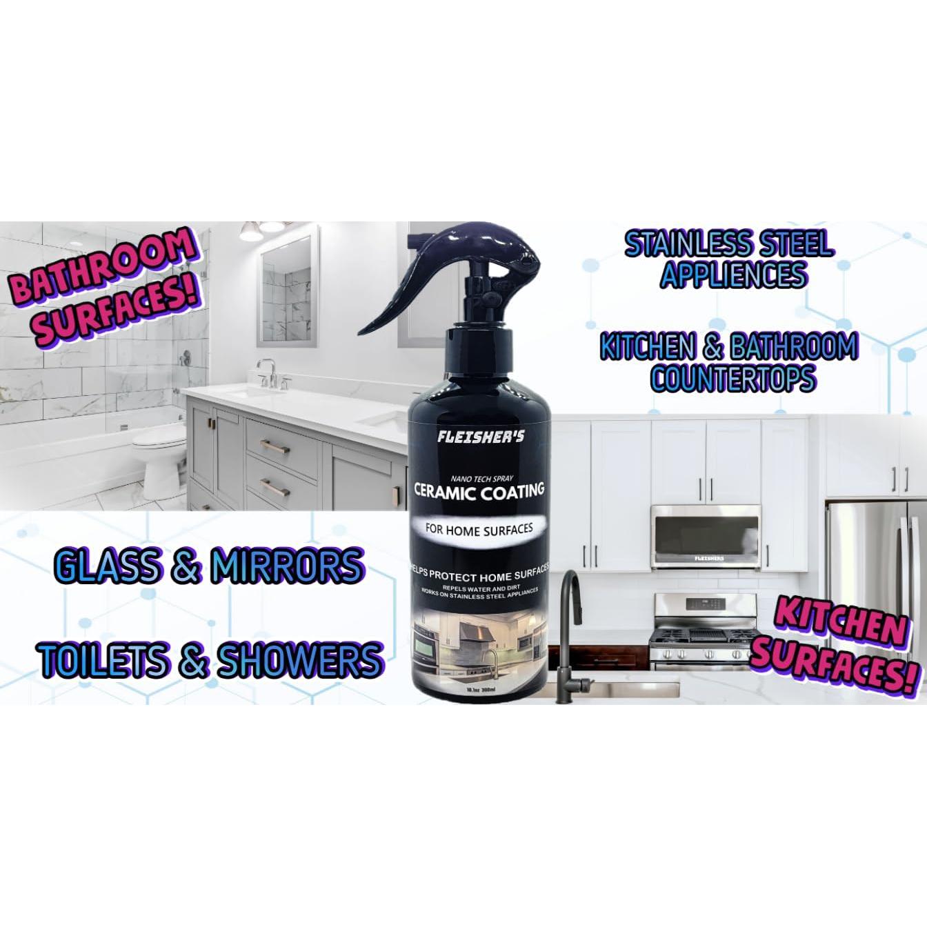 Spray Cerámico Fleisher's 308g - Protección Hidrofóbica para Hogar