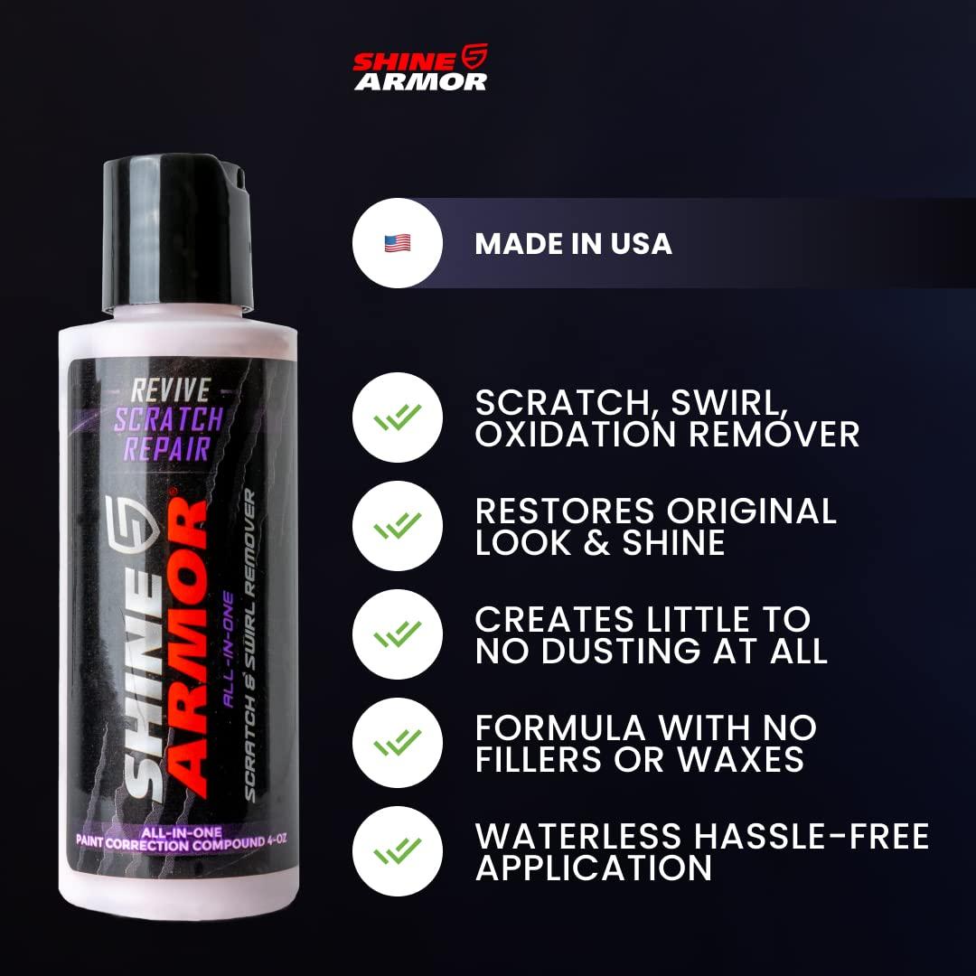 Reparador de Rayones Shine Armor 4oz - Protección y Pulido