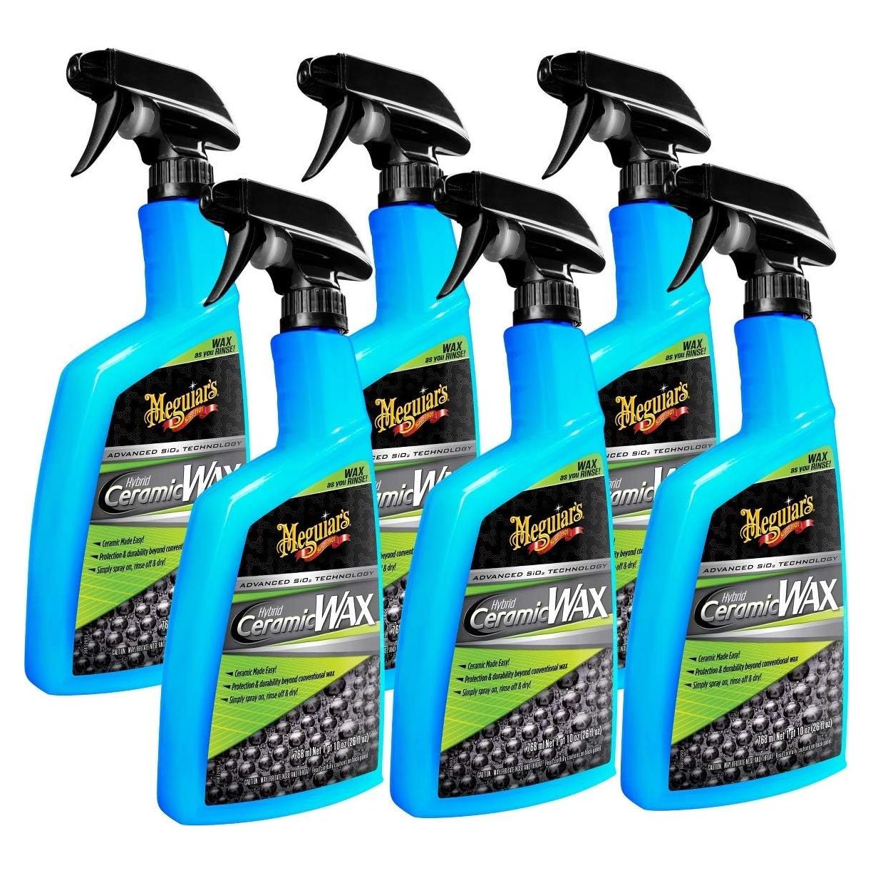 Cera Cerámica Híbrida Meguiar's 26 oz - Paquete de 6
