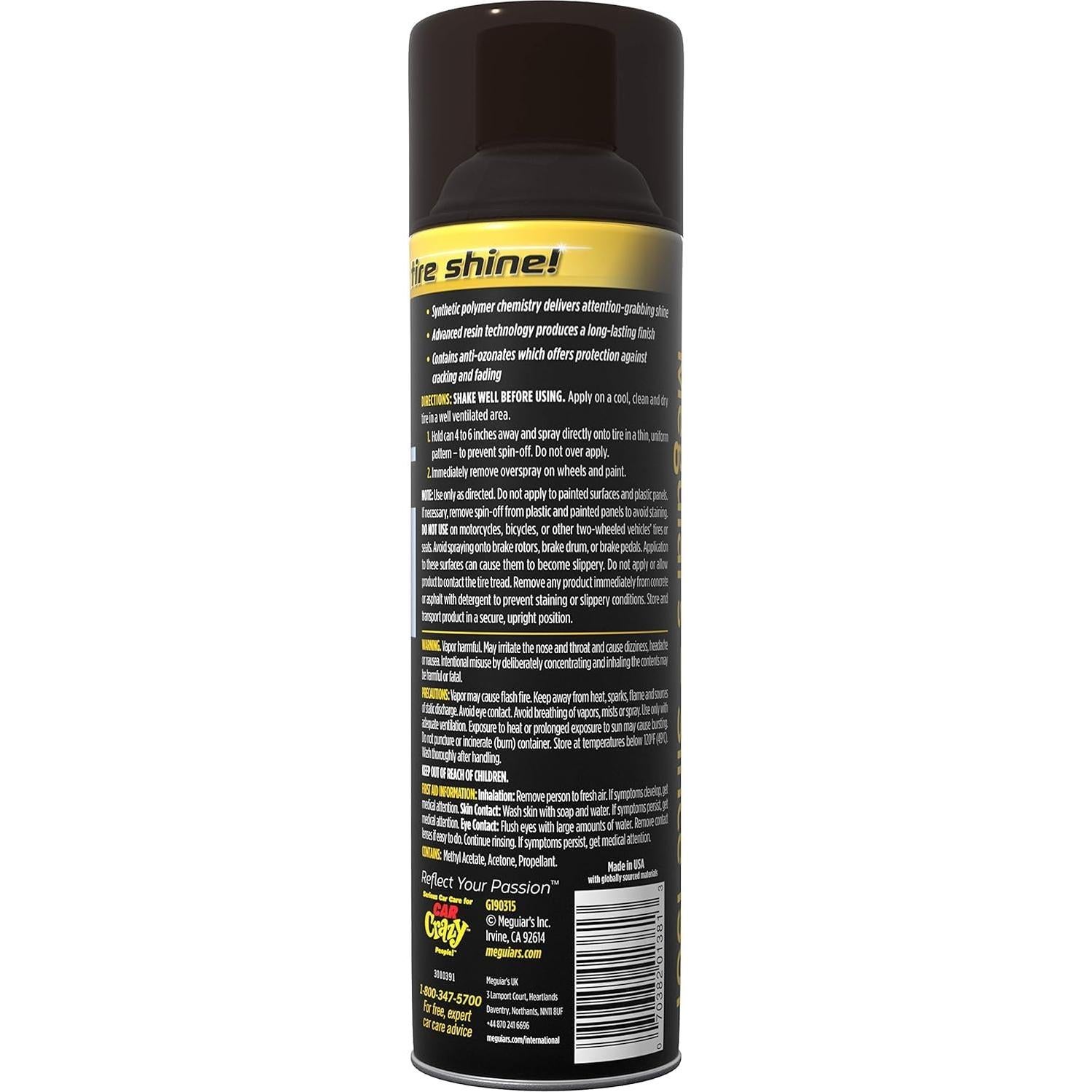 Recubrimiento de Neumáticos Meguiar's NXT 15 Oz - Brillo Alto