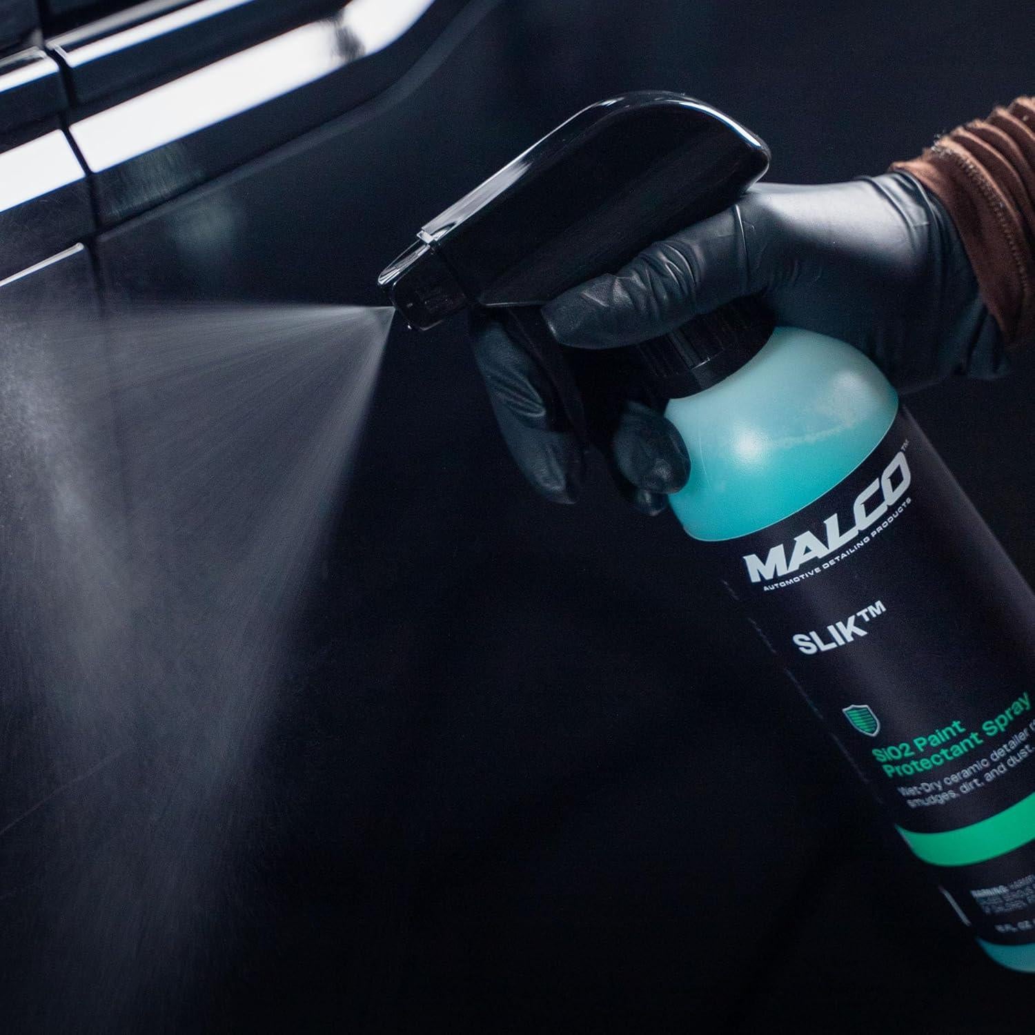 Spray de Protección de Pintura Malco SLIK SiO2 473ml con Toalla