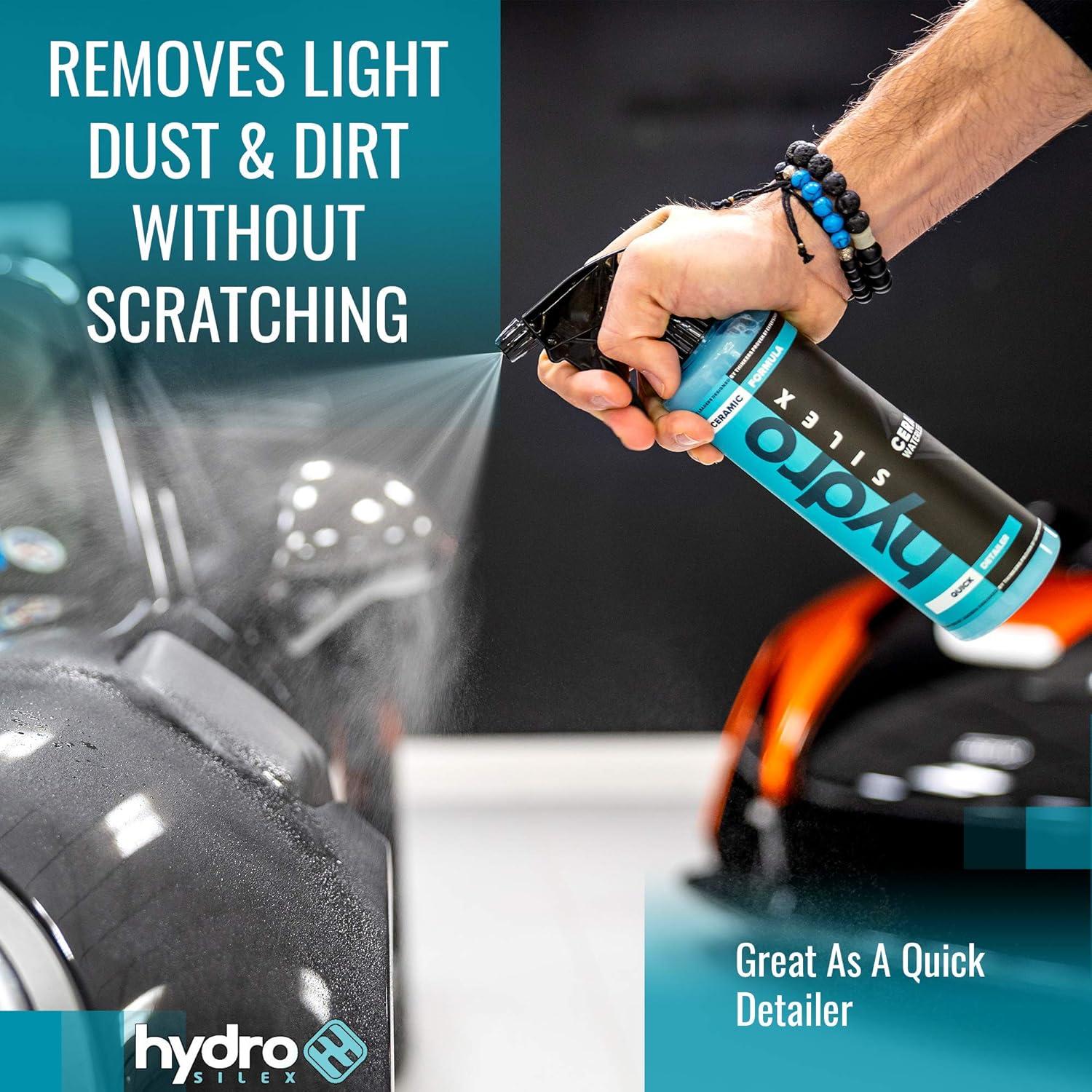 Spray Lavado Sin Agua Cerámico HydroSilex 473ml Detallado Auto