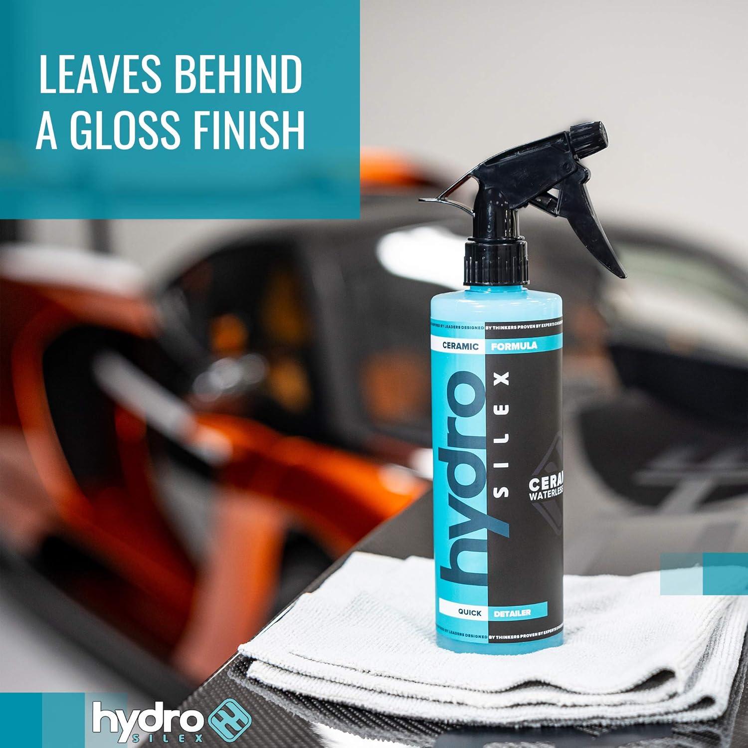 Spray Lavado Sin Agua Cerámico HydroSilex 473ml Detallado Auto