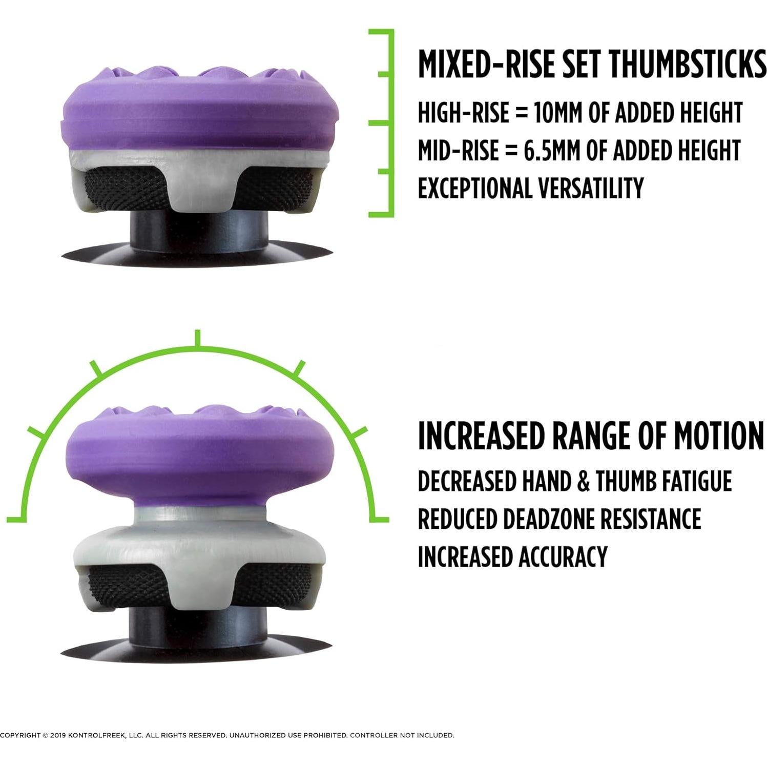 KontrolFreek FPS Freek Galaxia Púrpura para Xbox One y Series X