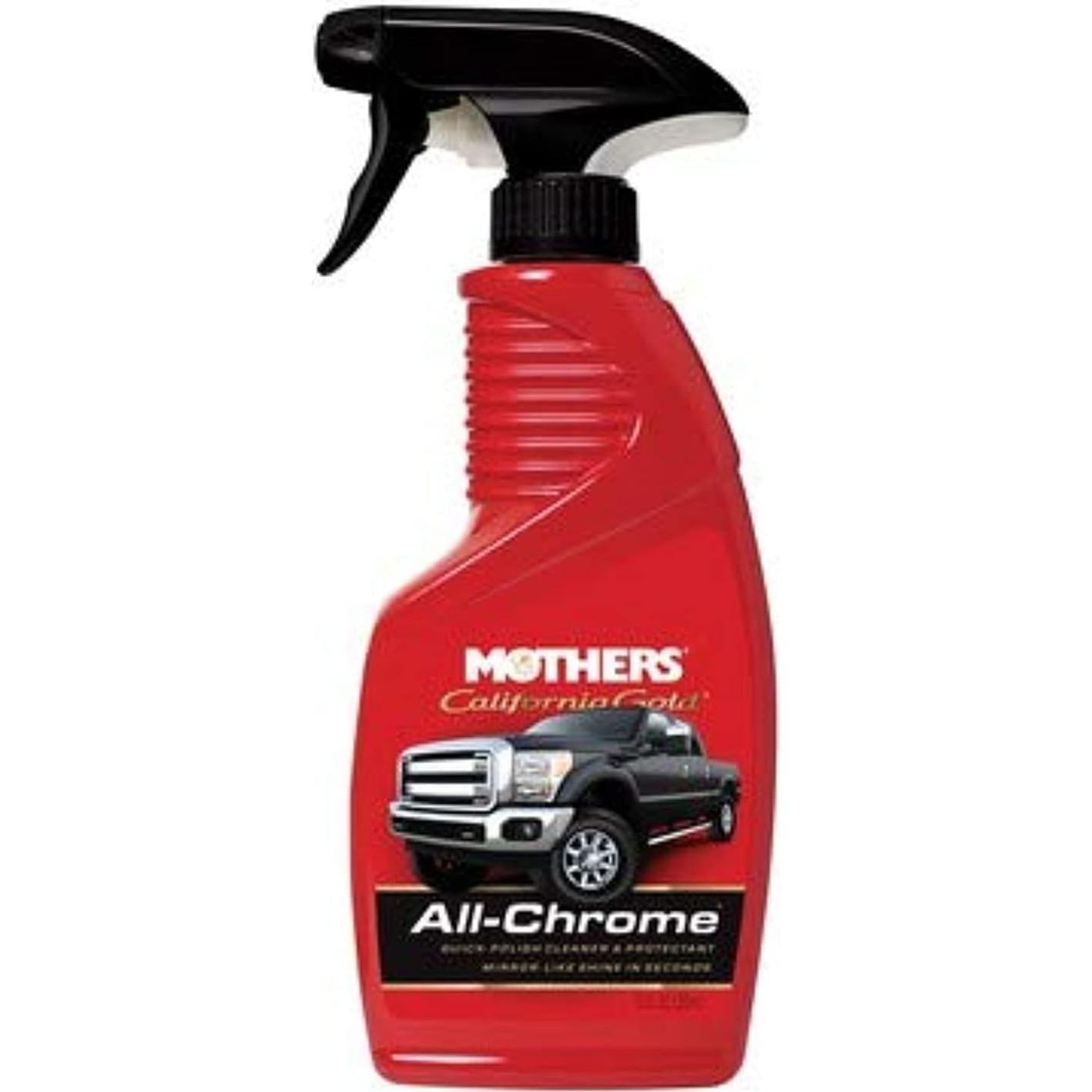 Pulidor de Cromo Mothers 05222 - Pack de 2, 12 oz