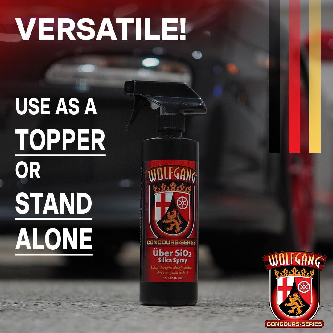 Spray de Sílice Uber SiO2 Wolfgang 473 ml - Hidrofóbico Brillo