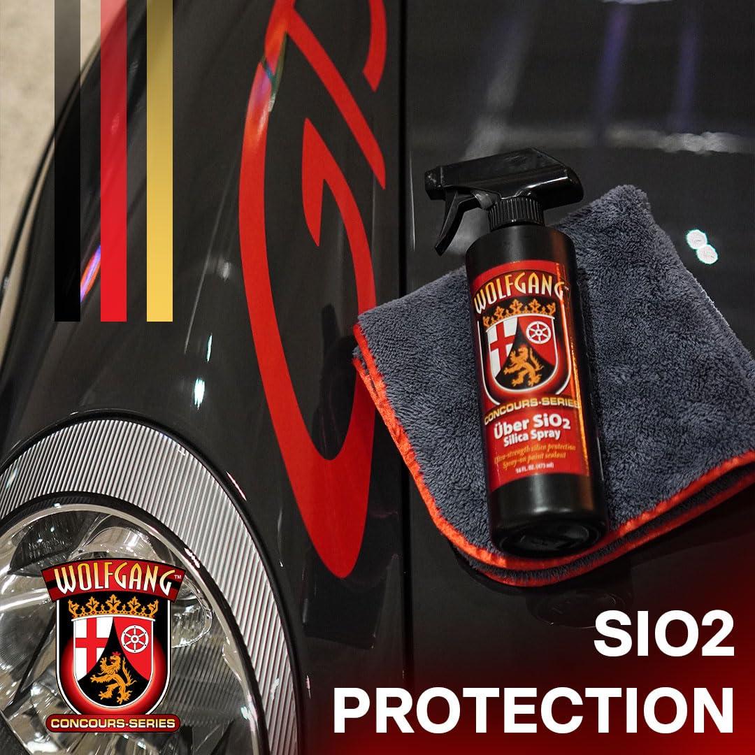 Spray de Sílice Uber SiO2 Wolfgang 473 ml - Hidrofóbico Brillo