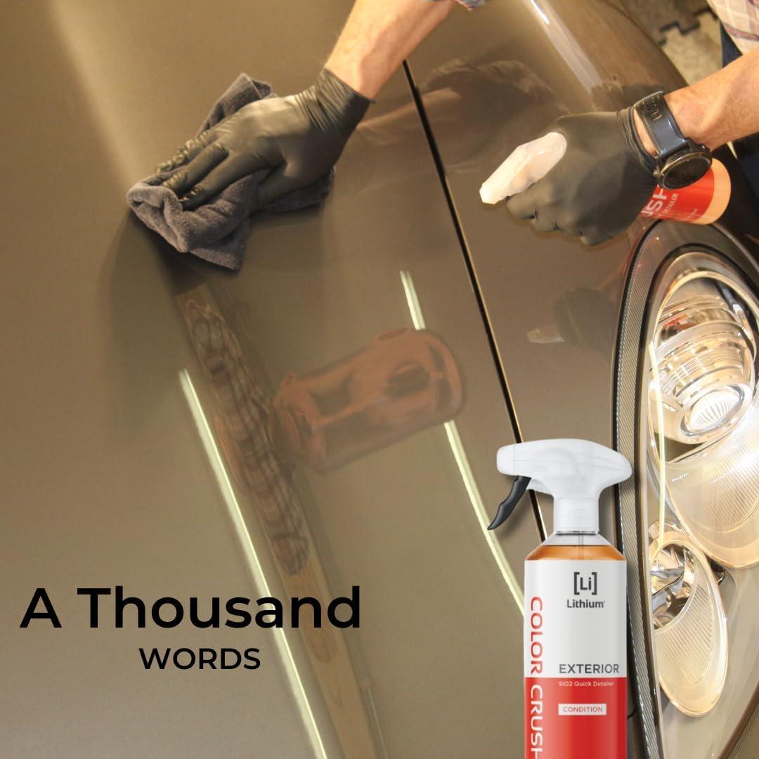 Spray Detalle de Autos Lithium Color Crush - Brillo Hidrofóbico