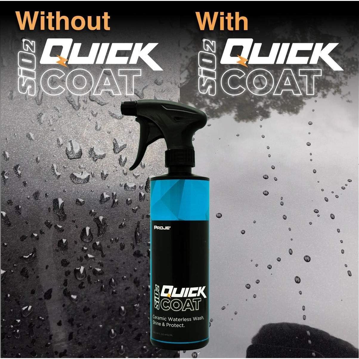 Abrillantador Rápido Cerámico SiO2 Proje 226.8 g - Spray Hidrofóbico