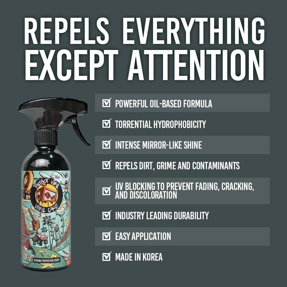 Spray Cerámico Hidrofóbico Tinybot 382.7 g - Protección Brillante