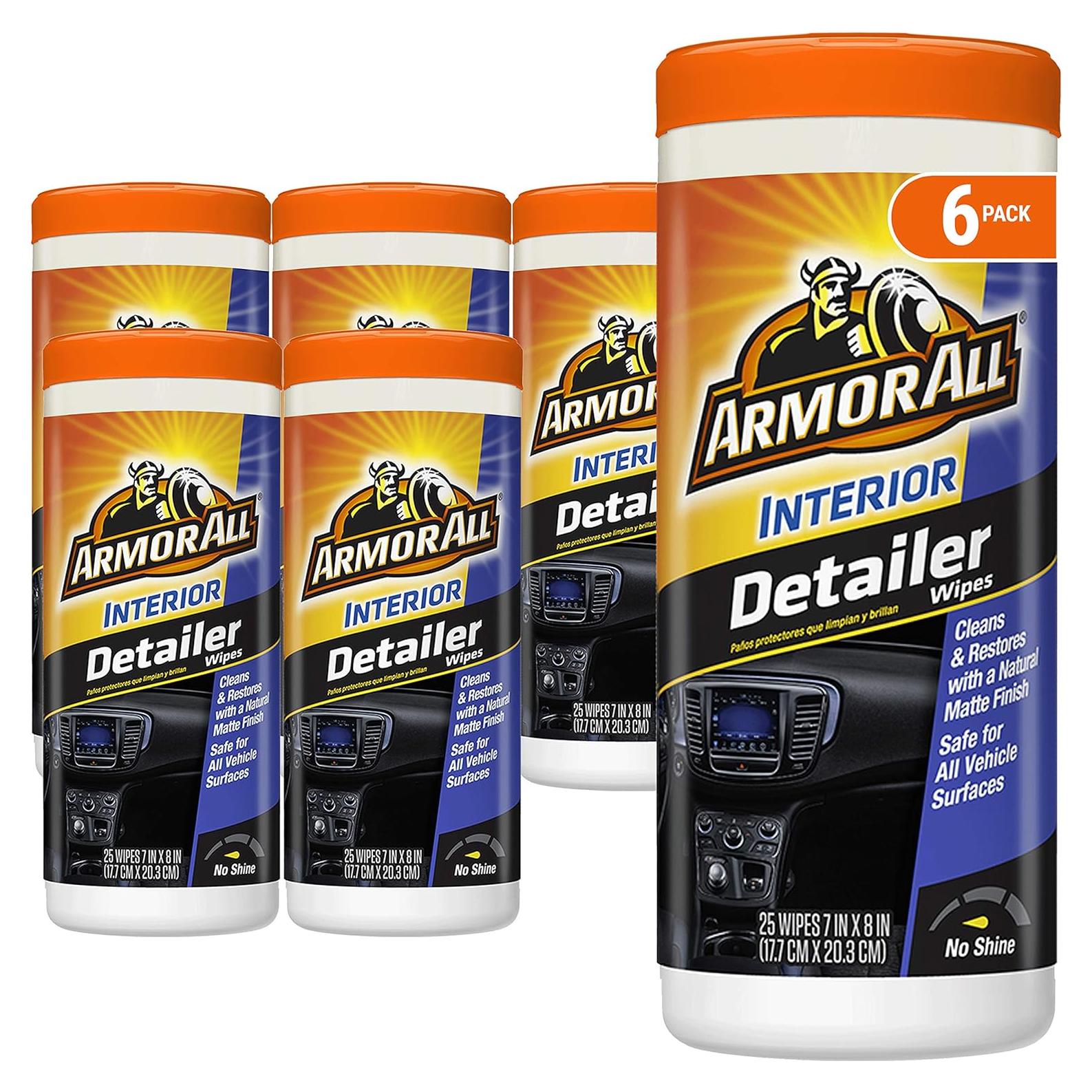 Toallitas de Limpieza para Interiores Armor All - 150 Unidades