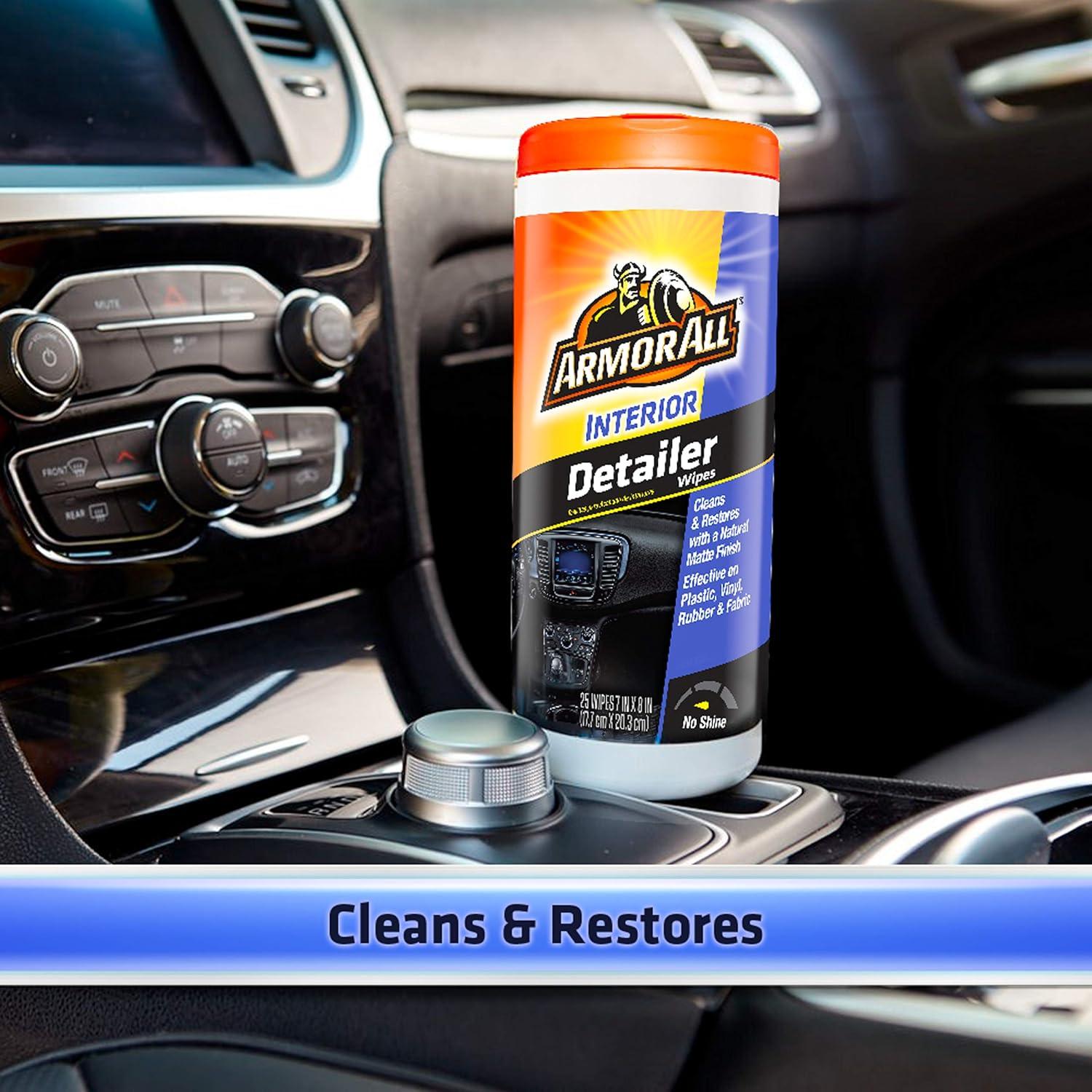 Toallitas de Limpieza para Interiores Armor All - 150 Unidades