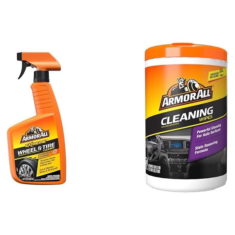 Limpiador de Ruedas y Neumáticos Armor All 90 Toallitas