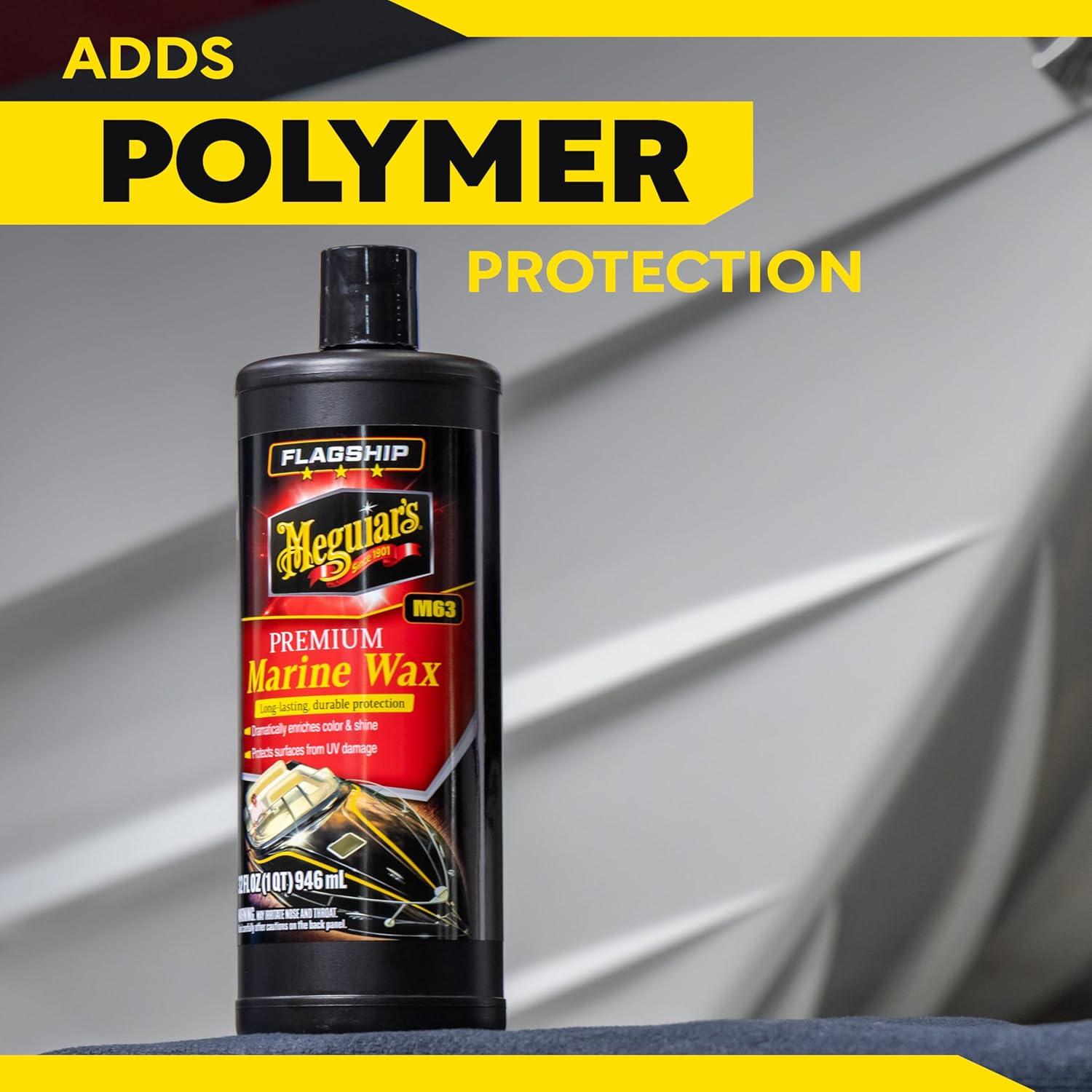 Cera Marina Premium Meguiar's M6332 0.95L para Barcos