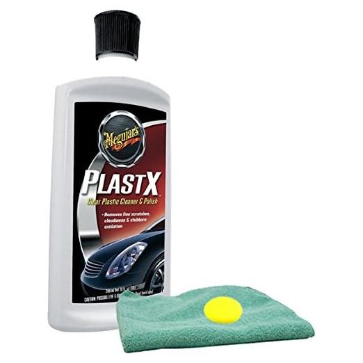 Limpiador y Pulidor de Plástico Meguiar's PlastX 283 g con Paño