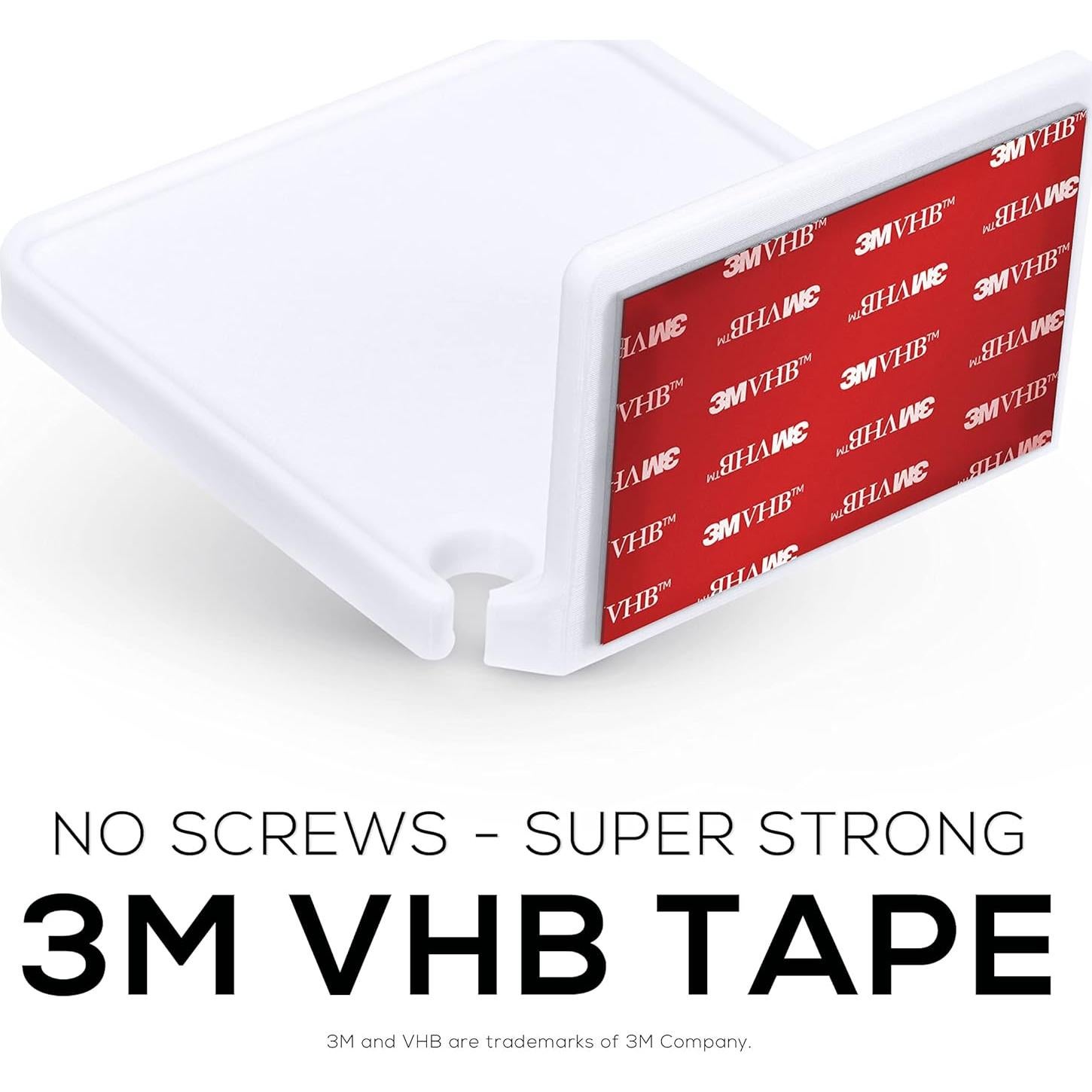 Estante de pared BRAINWAVZ blanco para cámaras y altavoces